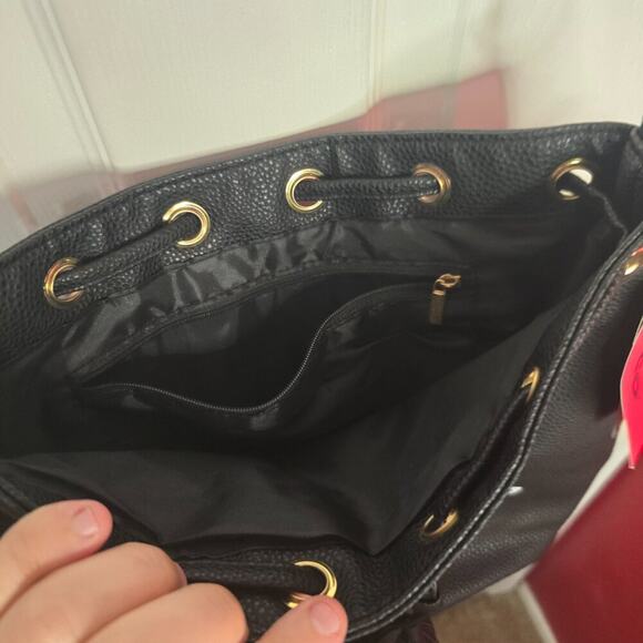 NHL Foco Pittsburgh Penguins Marbled Leather Cross Body Purse - Picture 4 of 7